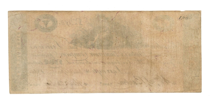 1814 Kentucky Insurance Company $5 (A0101)