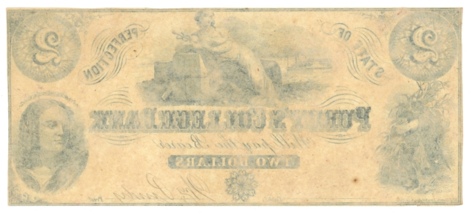 ND Purdys College Bank Indiana $2 IN (L6053)