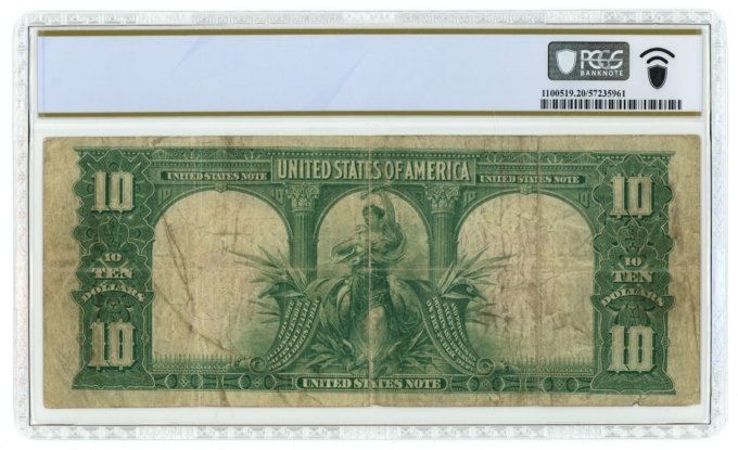 1901 $10 US Legal Tender Note FR-122 PCGS VF20 (L6060)