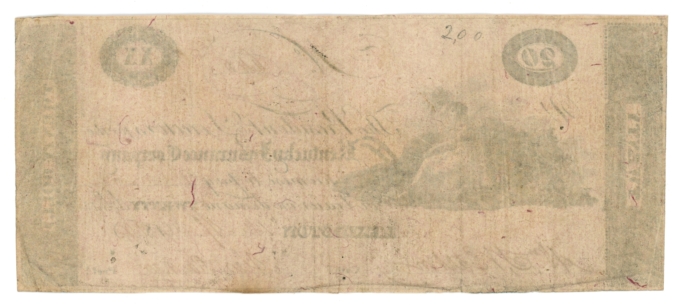 1814 Kentucky Insurance Company $20 Lexington KY (L6075)