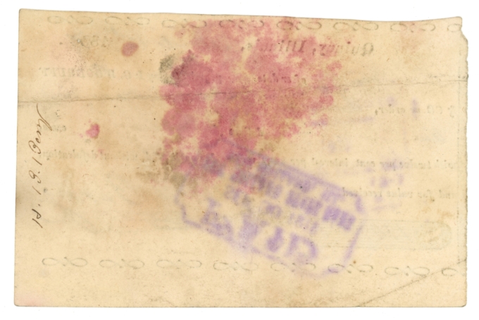 1838 Quincy Illinois IL $10.13 I.O. Woodruff & Co. (L6086)