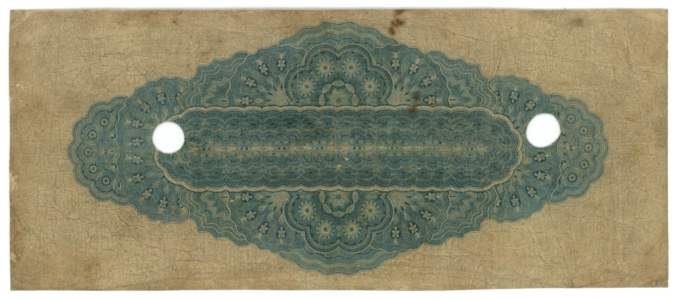 1861 Bank of West Tennessee $5 Memphis TN Coin Note (L6096)