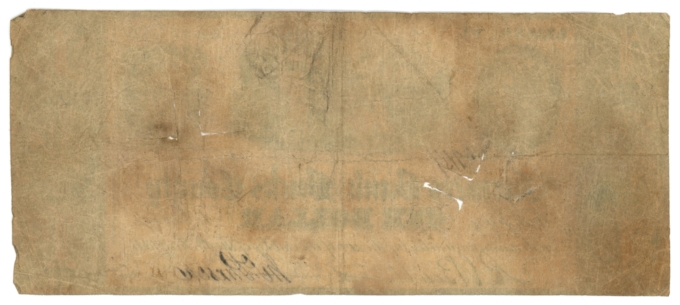 1841 Farmers Bank of Bucks County Bristol Pennsylvania PA $1 Obsolete Note 65036