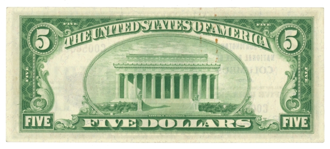 1929 Type 1 Huntington National Bank of Columbus Ohio OH $5 NBN Ch#7745 (64888)