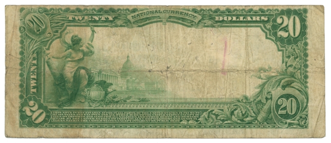 1902 First Wisconsin National Bank of Milwaukee WI $20 NBN Ch#64 PB (64895)