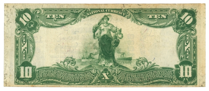 1902 Second National Bank of Richmond Indiana IN $10 NBN Ch#1988 PB (64896)