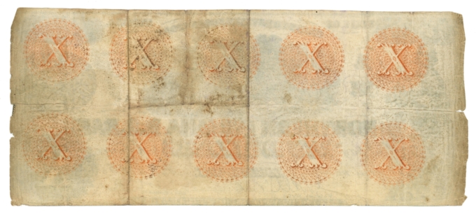 1859 Crawfordsville Logansport & Northern Indiana R.R. Bank $10 Obsolete (64920)