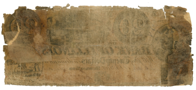 1838 Bank of Illinois Shawnee Town IL $20 Obsolete RARE IL740-G54 (64933)