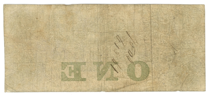 1860 Egg Harbor Bank Egg Harbor City New Jersey NJ $1 Obsolete (64956)