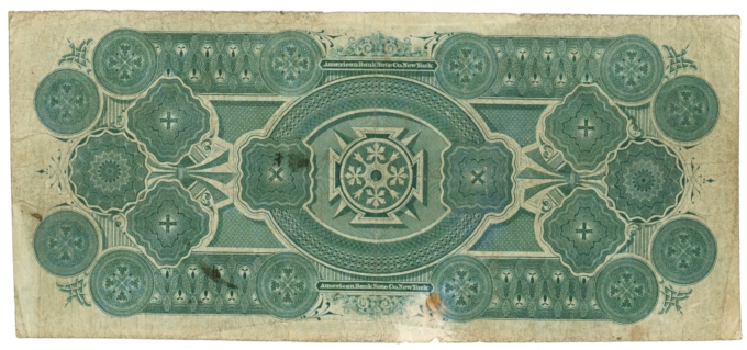 1873 South Carolina Railroad Company Charleston SC 5 Fare Tickets (64962)