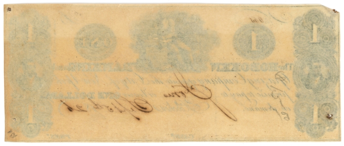 1826 Hoboken Banking and Grazing Co $1 New Jersey NJ (L6210)