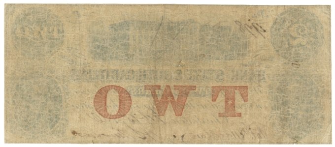 1861 Bank of South Carolina $2 Charleston SC (L6215)