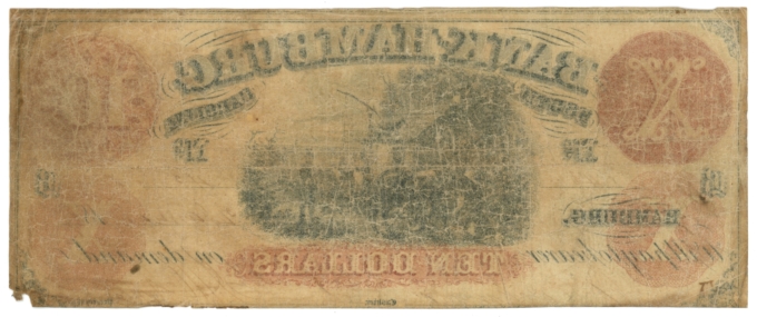 18XX Bank of Hamburg South Carolina $10 SC (L6218)