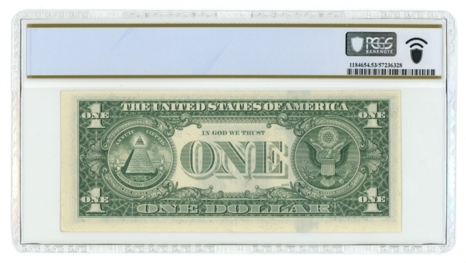 1977A $1 FRN FR-1910-B Ink Smear Error PCGS AU53 PPQ (L6235)