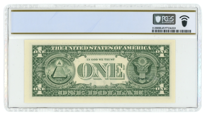 2009 $1 FRN Kansas City FR-1934-J PCGS 65PPQ (L6240)