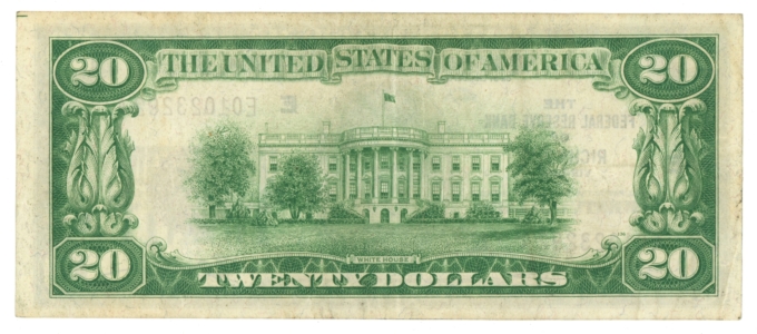 1929 Federal Reserve Bank of Richmond VA $20 FRBN (L6242)