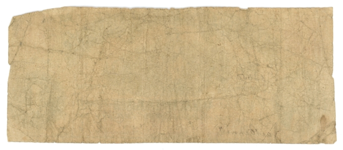 1862 Virginia Treasury Note $1 VA No.35650 (L6253)