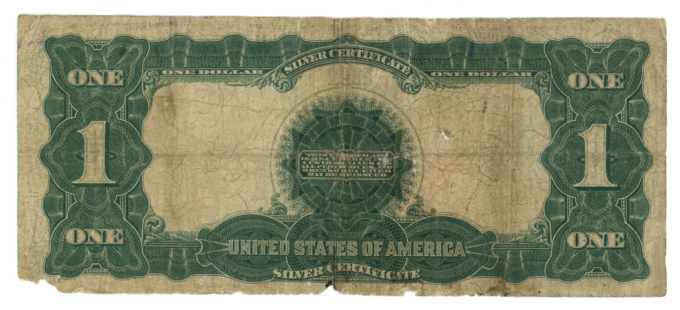 1899 US Silver Certificate Black Eagle $1 (L6258)