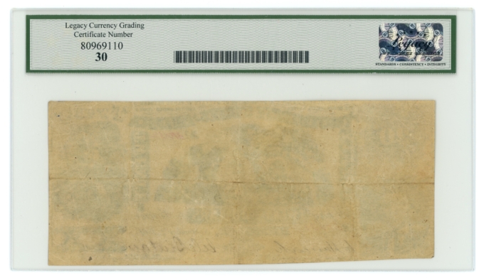 T-20 1861 Confederate States of America CSA $20 PF-5 CR-141 LCG VF30 (65263)