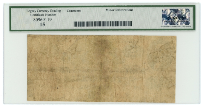 T-42 1861 Confederate States CSA $2 PF-4 CR-336A 1-10 Plen ERROR LCG F15 (65272)