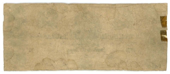 1825 Monmouth Bank Freehold New Jersey NJ $2 Obsolete Note (65161)