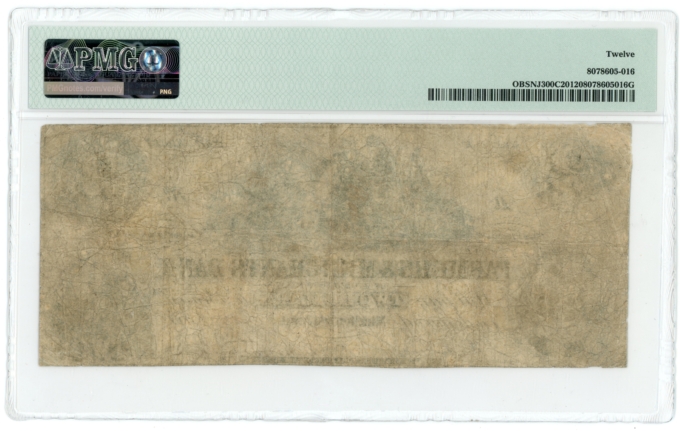 1858 Farmers & Merchants Bank of Middletown Point NJ $2 Obsolete PMG 12 (65157)