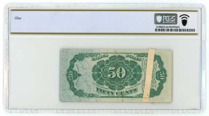 FR-1381 50c US Fractional Currency 20 Note Pack w/ Original Band PCGS 64 (65149)