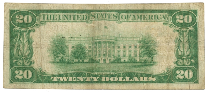 1929 Ty.1 Citizens National Bank of Chillicothe OH $20 NBN Ch#5634 (65455)