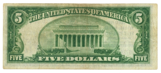 1929 Ty.2 Safety Fund National Bank of Fitchburg MA $5 NBN Ch#2153 (65459)