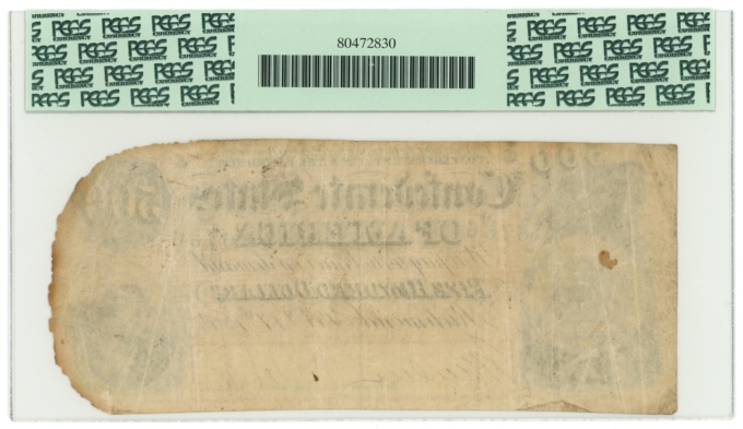 T-64 1864 Confederate States of America CSA $500 Note PCGS VF20 Apparent (65473)