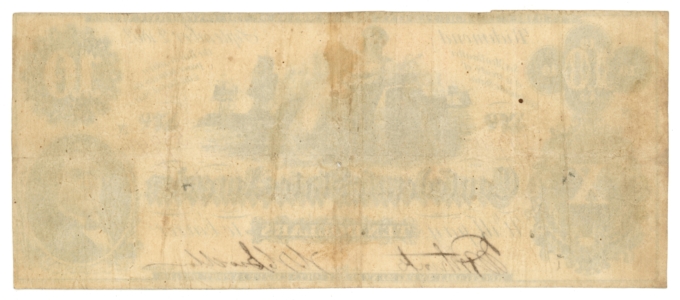 T-46 1862 Confederate States of America CSA $10 Note PF-2 CR-343 (65518)