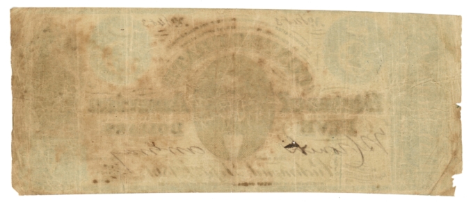 T-33 1861 Confederate States of America CSA $5 Note PF-1 CR-250Ba (65519)