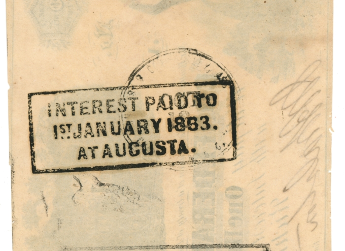 T-40 1862 CSA $100 Note - BC Pressley Assistant CSA Treasurer Stamp 65587