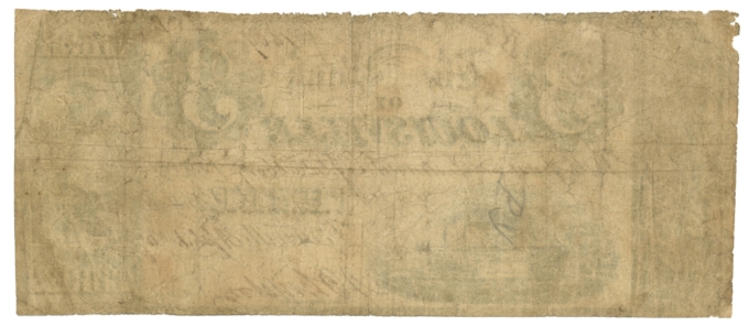 1847 Bank of Louisville Kentucky KY $3 Obsolete - CTFT H531 Rarity 7 (65349)